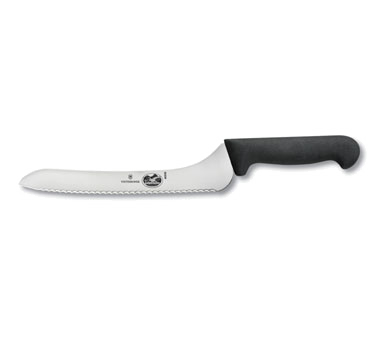 Bread Knife 9" offset black nylon- 7.6058.13