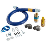 Dormont 16100Kit48 - 48" Blue Hose Gas Connector Kit 1"