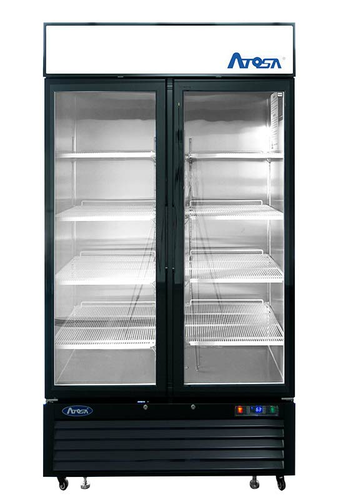 Atosa - MCF8733GR Refrigerator Merchandiser, two-section. 39-25/5"W x 31-1/2"D x 81-1/5"