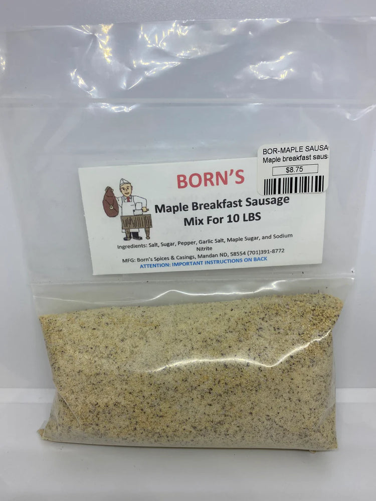 Born's Maple Breakfast Sausage Seasoning Mix, 10 lbs.