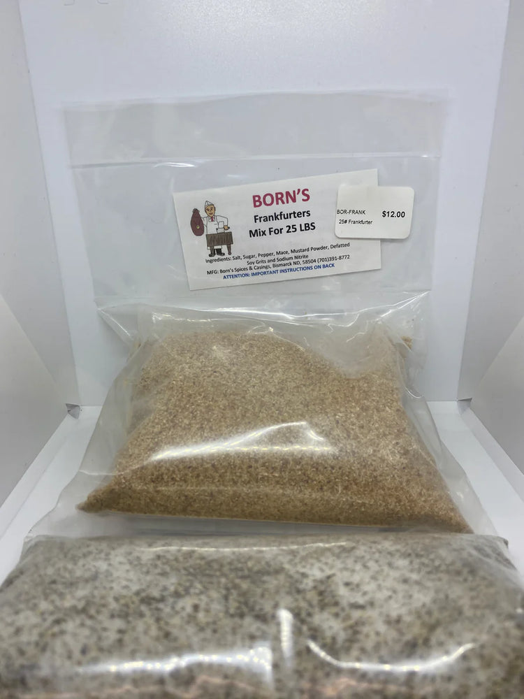 Born's Frankfurters Seasoning Mix, 25 lbs.