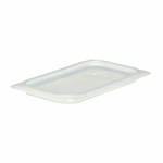 Cambro Camwear 1/4 Size Translucent Polypropylene Seal Cover- 40PPCWSC190