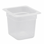 Cambro 1/6 Size Translucent Polypropylene Food Pan, 6" Deep- 66PP190