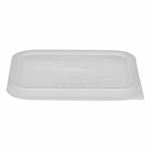 Cambro CamSquares 12, 18, and 22 Qt. Translucent Square Polypropylene Food Storage Container Seal Lid- SFC12SCPP190