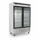 Atosa Two Glass Door Merchandiser Refrigerator- MCF8707GR