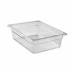 Cambro Camwear Food Pan, Half Size by 4-Inch Deep, Clear- 24CW135