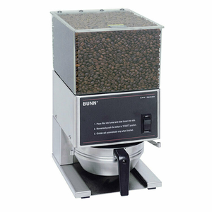 Bunn LPG Low Profile 6 lb. Single Hopper Grinder, 120V- 20580.0001