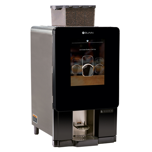 Bunn Sure Immersion 312 Black Single Cup Coffee Brewer with Printer Port, 120V, 1800W- 44400.0201