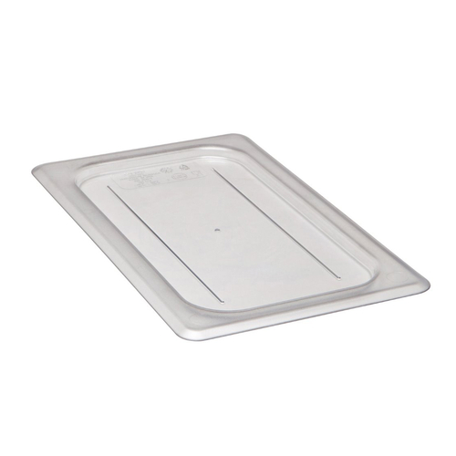 Cambro Camwear 1/4 Size Flat Lid, Clear- 40CWC135