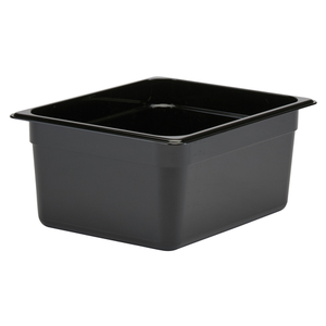 Cambro Camwear Food Pan, Half Size by 6-Inch Deep, Black- 26CW110