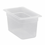 Cambro 1/4 Size Translucent Polypropylene Food Pan, 6" Deep- 46PP190