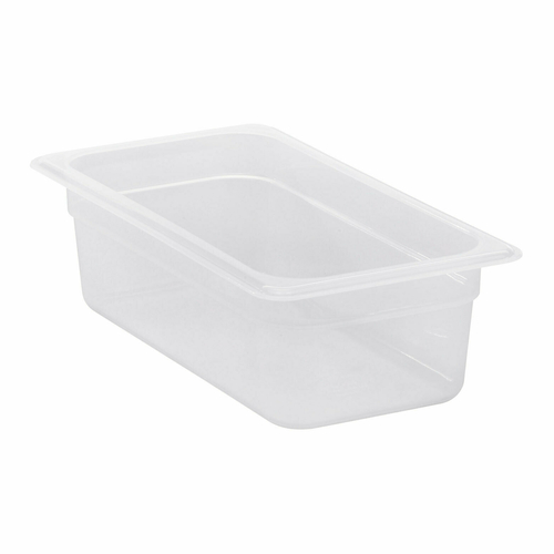 Cambro Food Pan, 1/3 Size by 4-Inch Deep, Translucent- 34PP190