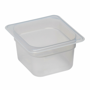 Cambro 1/6 Size Translucent Polypropylene Food Pan, 4" Deep- 64PP190