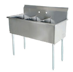 BS3-1221 3 Bowl Budget Sink | 12" W x 21" D