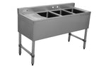 BAR3B48-L-CWP 3 Bowl Bar Sink