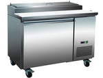 PP44-6-HC 6 Pan Pizza Prep Table | 12 cu. ft.