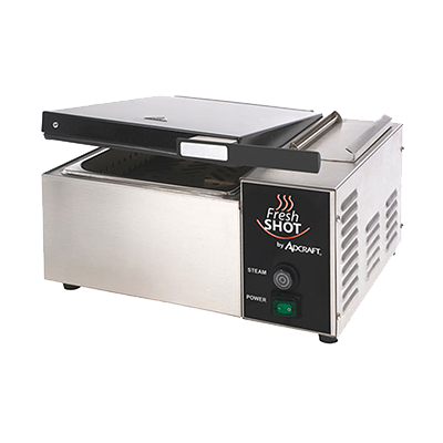 Adcraft - CTS-1800W - Fresh Shot Steamer Countertop 1/2 Size Pan