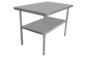 T3048CWP-16BS Deluxe Series Worktable with 5" Backsplash | 30” x 48”