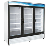 GF72-HC Glass Triple Door Reach-In Freezer | 72 cu. ft.