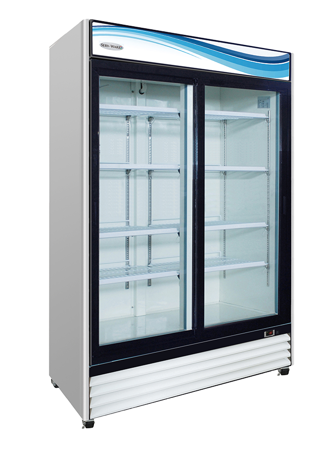 GR72-HC Glass Triple Door Reach-In Refrigerator | 72 cu. ft