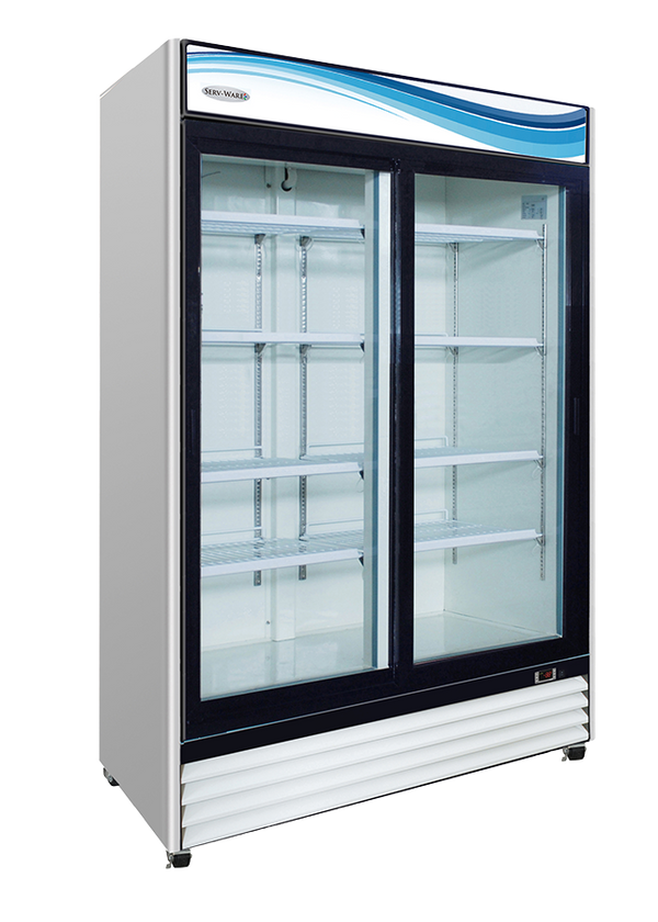 GR72-HC Glass Triple Door Reach-In Refrigerator | 72 cu. ft