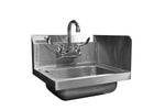 HS15-CWP-SSR Hand Sink with Right Splash Guard