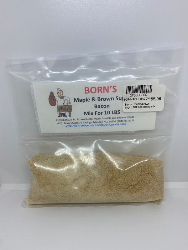 Born's Maple & Brown Sugar Bacon Mix- 10lbs