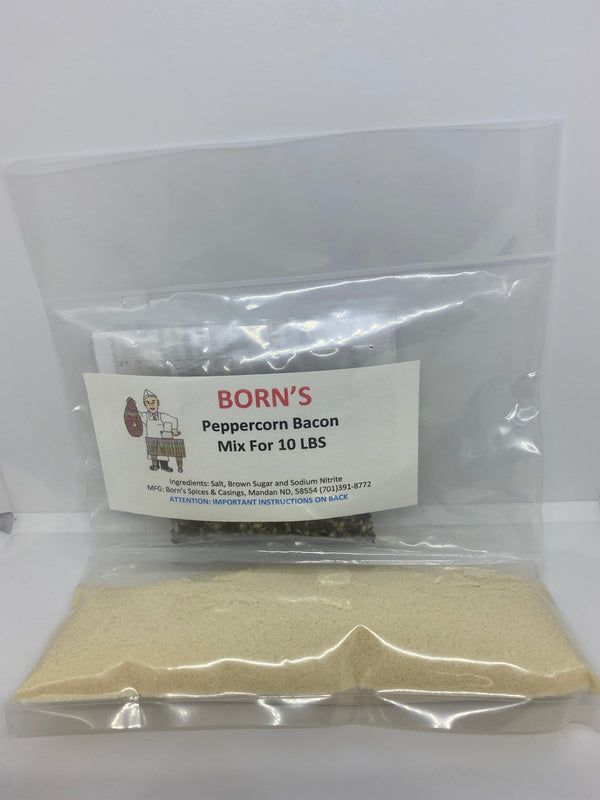 Born's Peppercorn Bacon Mix- 10lbs