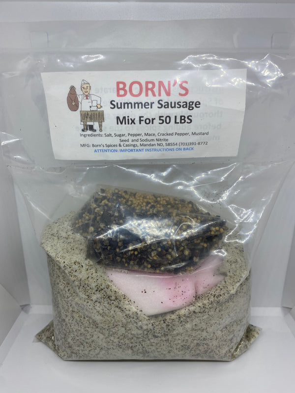 Born's Summer Sausage Mix- 50lbs