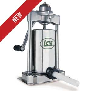 Meat Stuffer Mighty Bite 15lb Vertical SS w/ New Gear Box |LEM| 1607