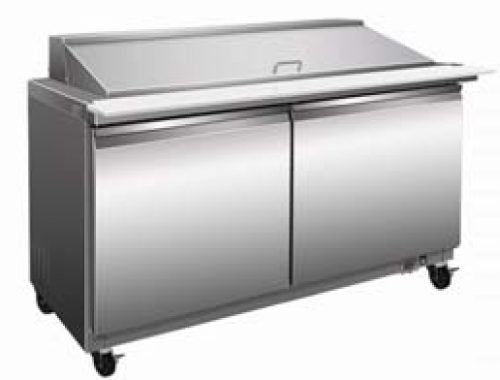 SP60-16-HC Two Door Sandwich/Salad Prep Table | 15.5 cu. ft.