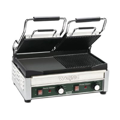 Waring Dual Surface Panini Grill 17" x 9-1/4" cooking surface - WDG300