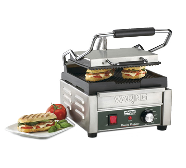 Waring Panini Perfetto Compact Panini Grill 9-1/4" x 9-3/4" cooking surface - WPG150