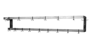 SW-60-CWP Double Pot Hook Rack | 60"