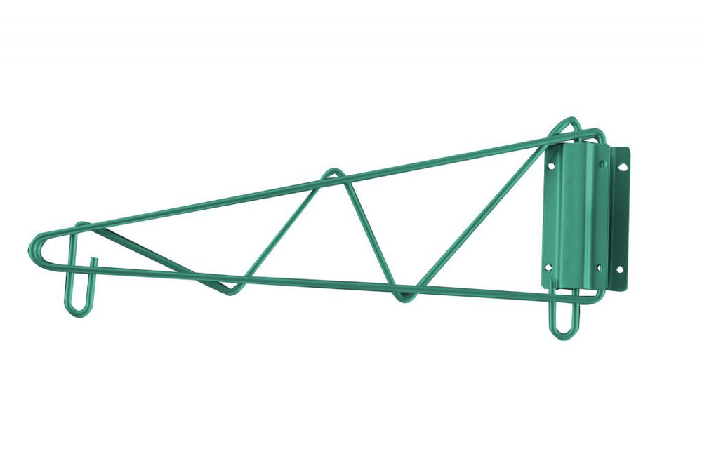 GRWB24-CWP Single Green Epoxy Wall Bracket | 24"